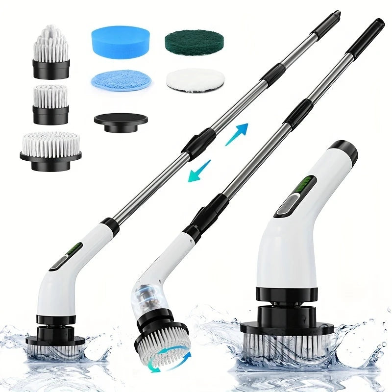 Escova De Limpeza Elétrica 7 em 1