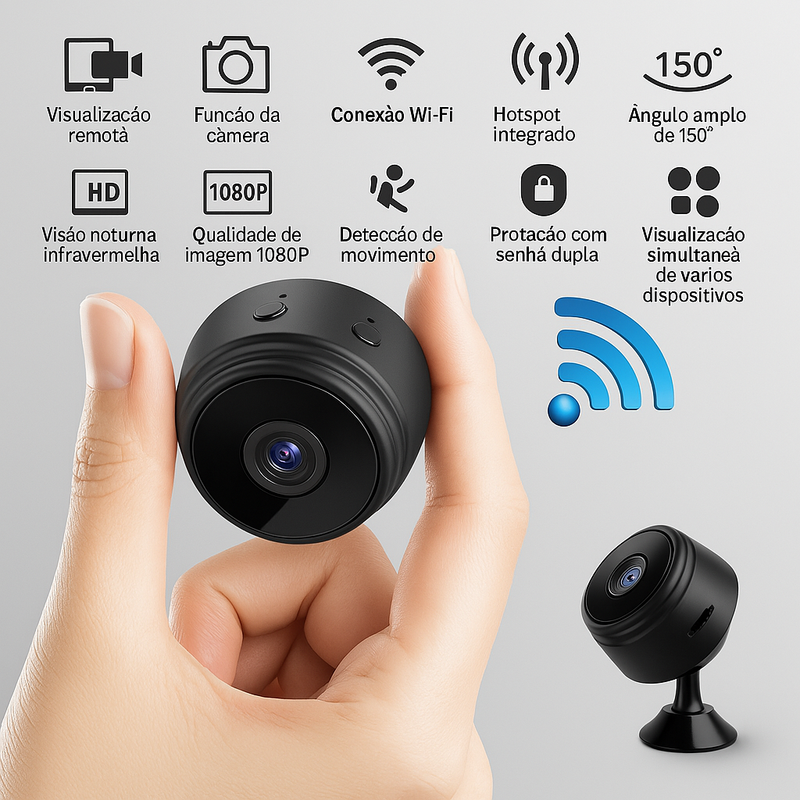Mini Camera A9 Original Wireless 1080p